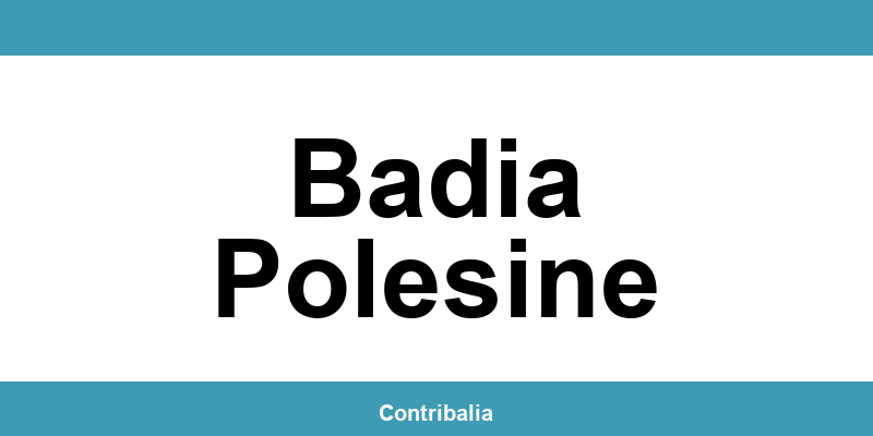Numero di telefono delle sedi INPS a Badia Polesine