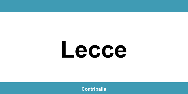 Numero di telefono delle sedi INPS a Lecce